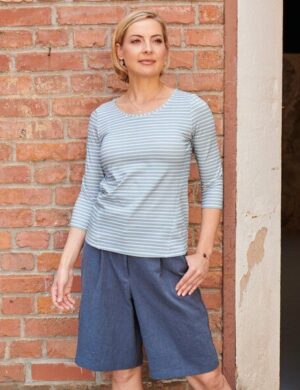 CON_STANT Shirt A-Linie 3/4-Arm 95% Baumwolle (kbA)