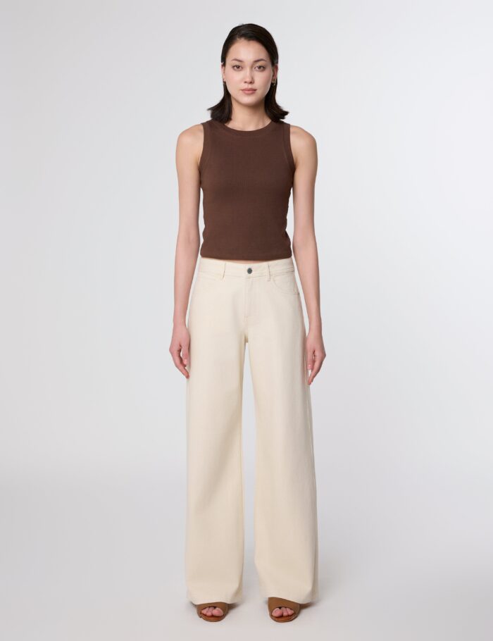 SUNNY Wide Leg Minimal Stretch