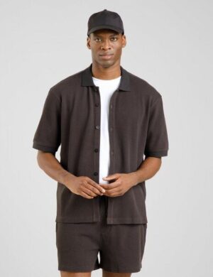 DEDICATED Herren Shirt aus Bio-Baumwolle – Falkvik Waffle