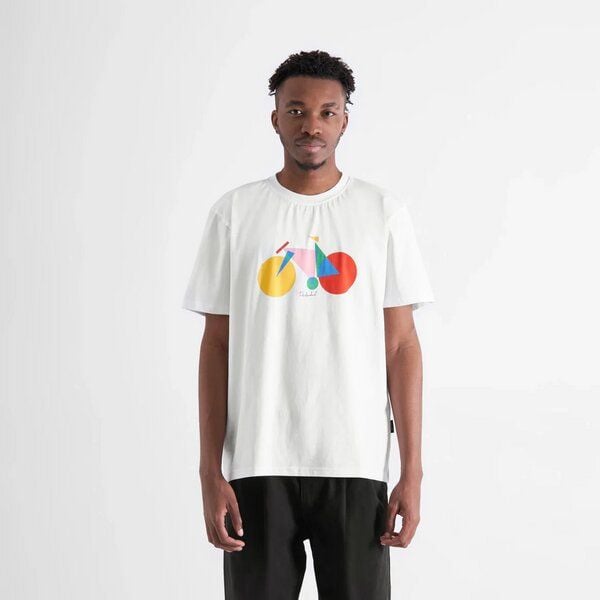 DEDICATED Herren T-Shirt mit Fahrrad Motiv Stockholm Paper Cut Bike DEDICATED Herren T-Shirt mit Fahrrad Motiv Stockholm Paper Cut Bike
