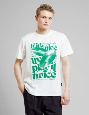 DEDICATED Herren T-Shirt Play It Twice - Off White