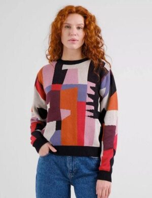 DEDICATED Pullover Abstract Chaos - Multicolor