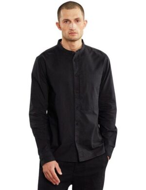 DEDICATED Shirt Onsala Oxford - Black