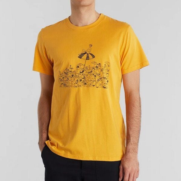 DEDICATED T-Shirt Beach - Honey Yellow DEDICATED T-Shirt Beach - Honey Yellow