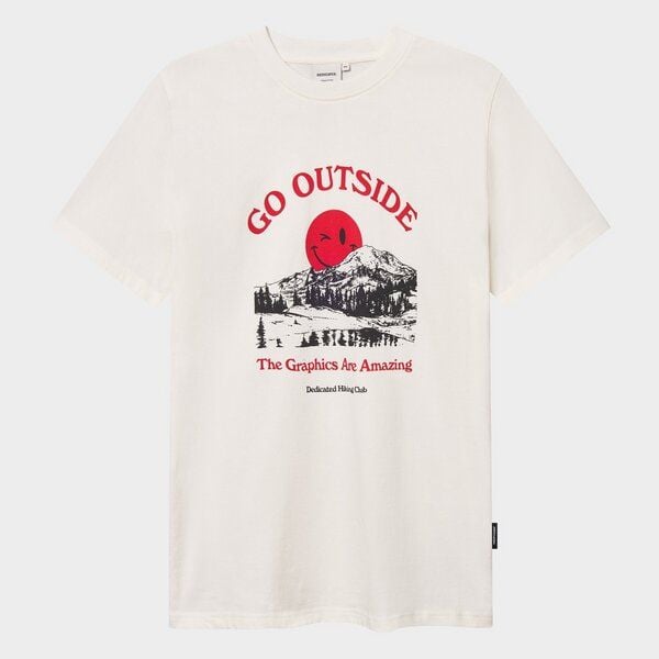DEDICATED T-Shirt Stockholm - Go Outside - aus Bio-Baumwolle DEDICATED T-Shirt Stockholm - Go Outside - aus Bio-Baumwolle