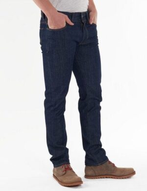 fairjeans dunkelblaue Slim Fit Jeans SLIM NAVY aus Bio-Baumwolle, fair