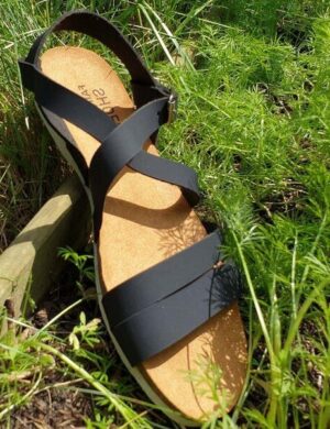 Fairticken CARVELA vegane Riemen-Sandale aus NoBuck