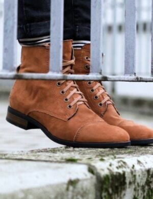 Fairticken Gefütterte Damen Stiefel MAIRAN in Wildlederoptik