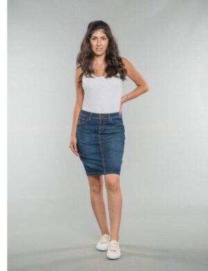 Feuervogl Jeansrock Svea Pencil-Skirt