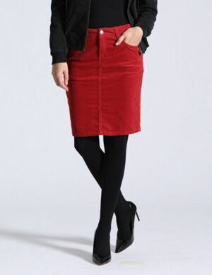 Feuervogl Kordrock Svea Pencil-Skirt