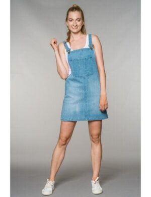 Feuervogl Latzrock, Hemp Denim fv-Ki:ra