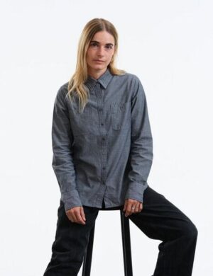 GARY MASH Damenbluse Chambray aus Biobaumwolle