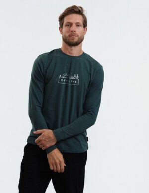 GARY MASH Herren Langarmshirt Offline aus Biobaumwolle