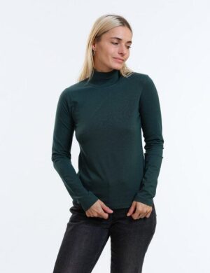 GARY MASH Langarmshirt Susan mit Stehkragen aus TENCEL Lyocell Mix