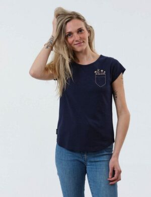 GARY MASH Shirt Asheville Blumengruß aus Biobaumwolle