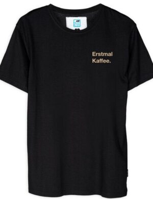 GARY MASH Shirt Erstmal Kaffee. aus Biobaumwolle