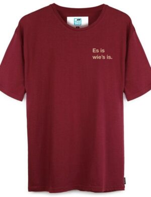 GARY MASH Shirt Es is wie’s is. aus Biobaumwolle