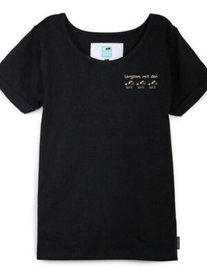 GARY MASH Shirt Taylor Langsam mit den Pferden aus Biobaumwolle