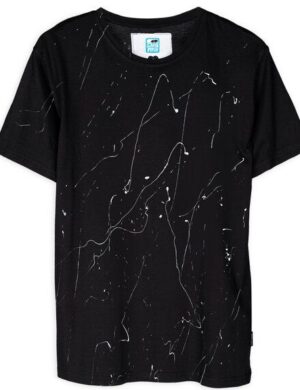 GARY MASH Shirt White Splashes aus Modal®-Mix