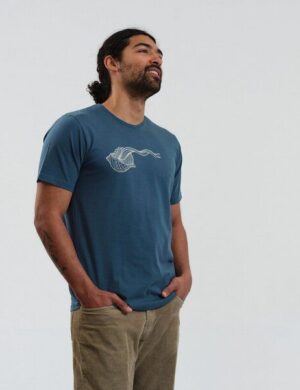 GARY MASH T-Shirt Muschel aus Biobaumwolle