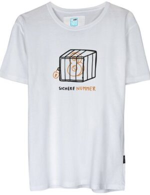 GARY MASH T-Shirt Sichere Nummer aus Biobaumwolle