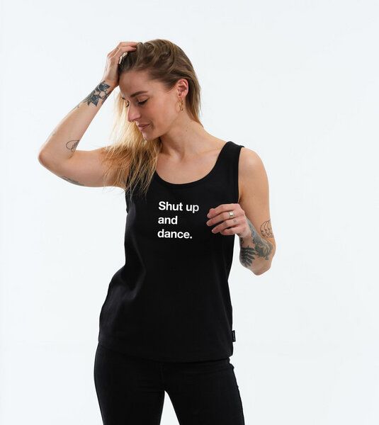 GARY MASH Top Rose Shut up and dance. aus Bio-Baumwolle GARY MASH Top Rose Shut up and dance. aus Bio-Baumwolle