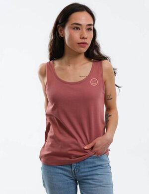 GARY MASH Top Rose Zwinker-Smiley aus Bio-Baumwolle