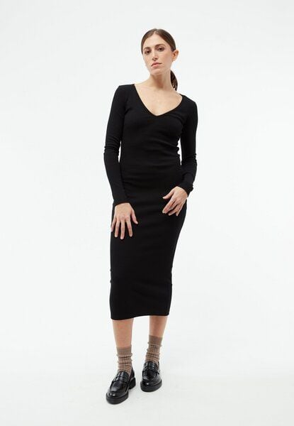 Givn Berlin Geripptes Kleid GBCORINNA slim Fit aus Bio-Baumwolle Givn Berlin Geripptes Kleid GBCORINNA slim Fit aus Bio-Baumwolle