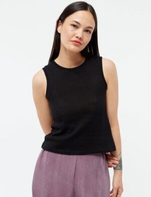 Givn Berlin Stricktop GBSHIRLEY cropped aus Bio-Baumwolle im Jacquard Muster