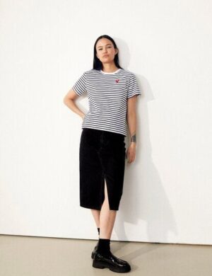 Givn Berlin T-Shirt GBJULIA (HEART) aus Bio-Baumwolle mit Stickerei