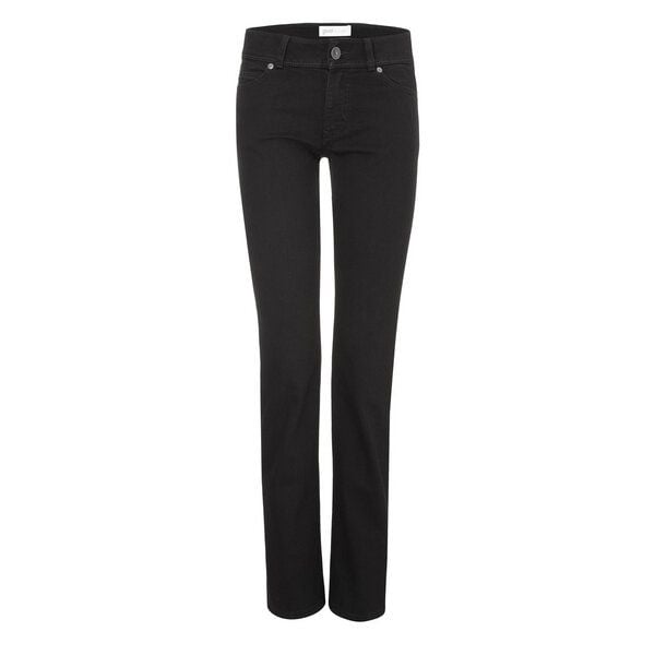goodsociety Womens Straight Jeans Black One Wash goodsociety Womens Straight Jeans Black One Wash