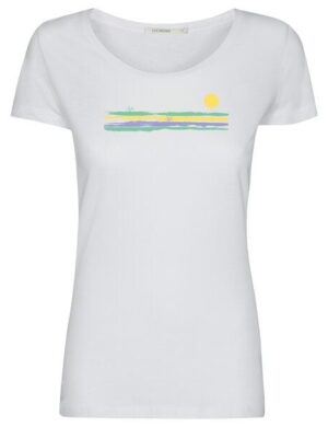 GREENBOMB Print T-Shirt Bike Art Road Loves