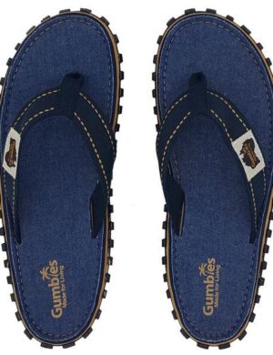GUMBIES Dark Denim – Badesandalen für Damen und Herren