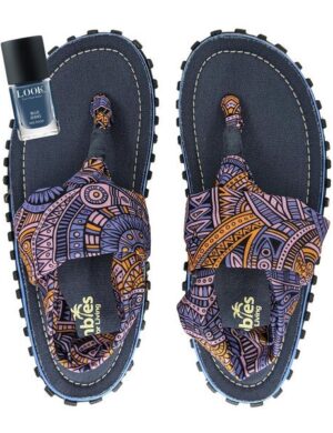 GUMBIES Set - Nachhaltige Zehensandalen mit veganem Nagellack