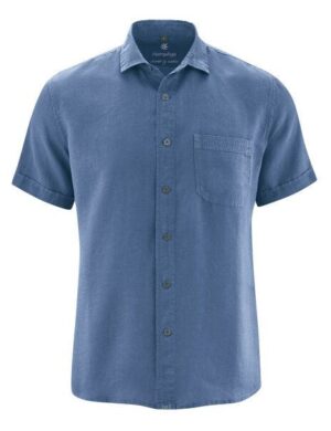 HempAge 100% Hanf Kurzarmhemd Herren