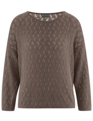 HempAge Ajoure Pullover Hanf/Biobaumwolle