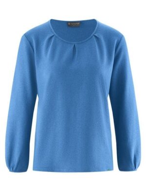 HempAge Damen Jerseybluse aus Hanf/Biobaumwolle