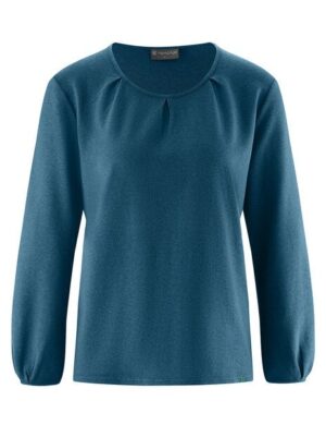 HempAge Damen Jerseybluse aus Hanf/Biobaumwolle