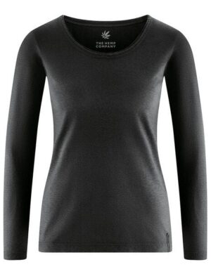 HempAge Damen Langarmshirt THC LINE Hanf/Biobaumwolle