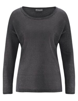 HempAge Damen Luftiger Pullover 100% Hanf