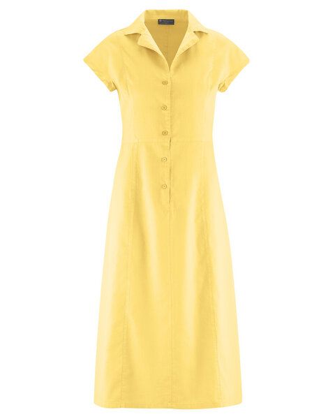 HempAge Damen schlichtes Hemdblusenkleid Hanf/Biobaumwolle HempAge Damen schlichtes Hemdblusenkleid Hanf/Biobaumwolle