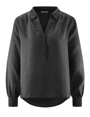 HempAge Damen Schlupfbluse Hanf/Biobaumwolle Normal Fit