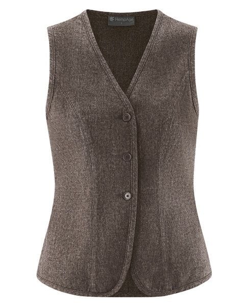 HempAge Damen Weste Hanf/Biobaumwolle Slim Fit HempAge Damen Weste Hanf/Biobaumwolle Slim Fit