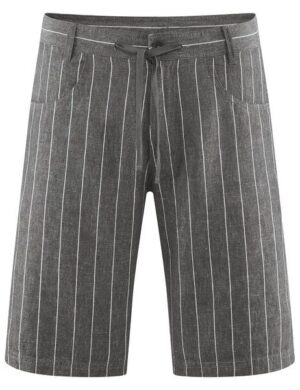 HempAge Gestreifte Herren-Shorts Hanf/Biobaumwolle