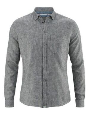 HempAge Gestreiftes Hemd Hanf/Biobaumwolle