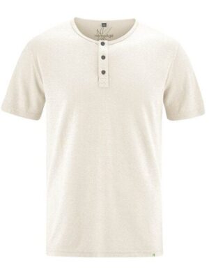HempAge Herren Henley Hanf Vegan