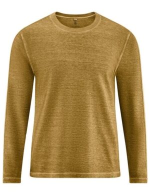HempAge Herren Langarmshirt Hanf/Biobaumwolle Casual Fit