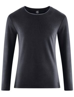 HempAge Herren Langarmshirt THC Line Hanf/Biobaumwolle