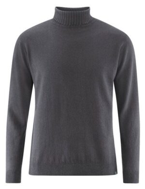 HempAge Herren Rollkragenpullover Hanf Bio Baumwolle