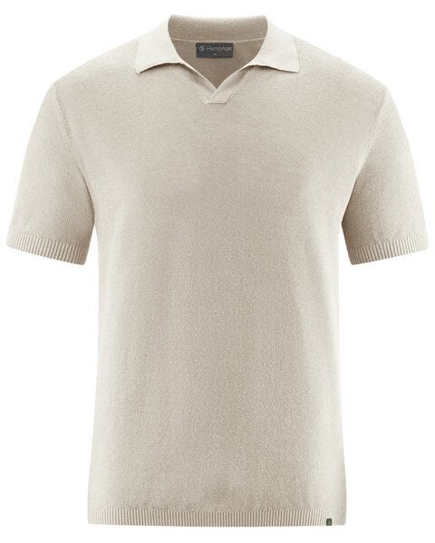 HempAge Herren Sommer Strick-Polo Hanf/Biobaumwolle HempAge Herren Sommer Strick-Polo Hanf/Biobaumwolle